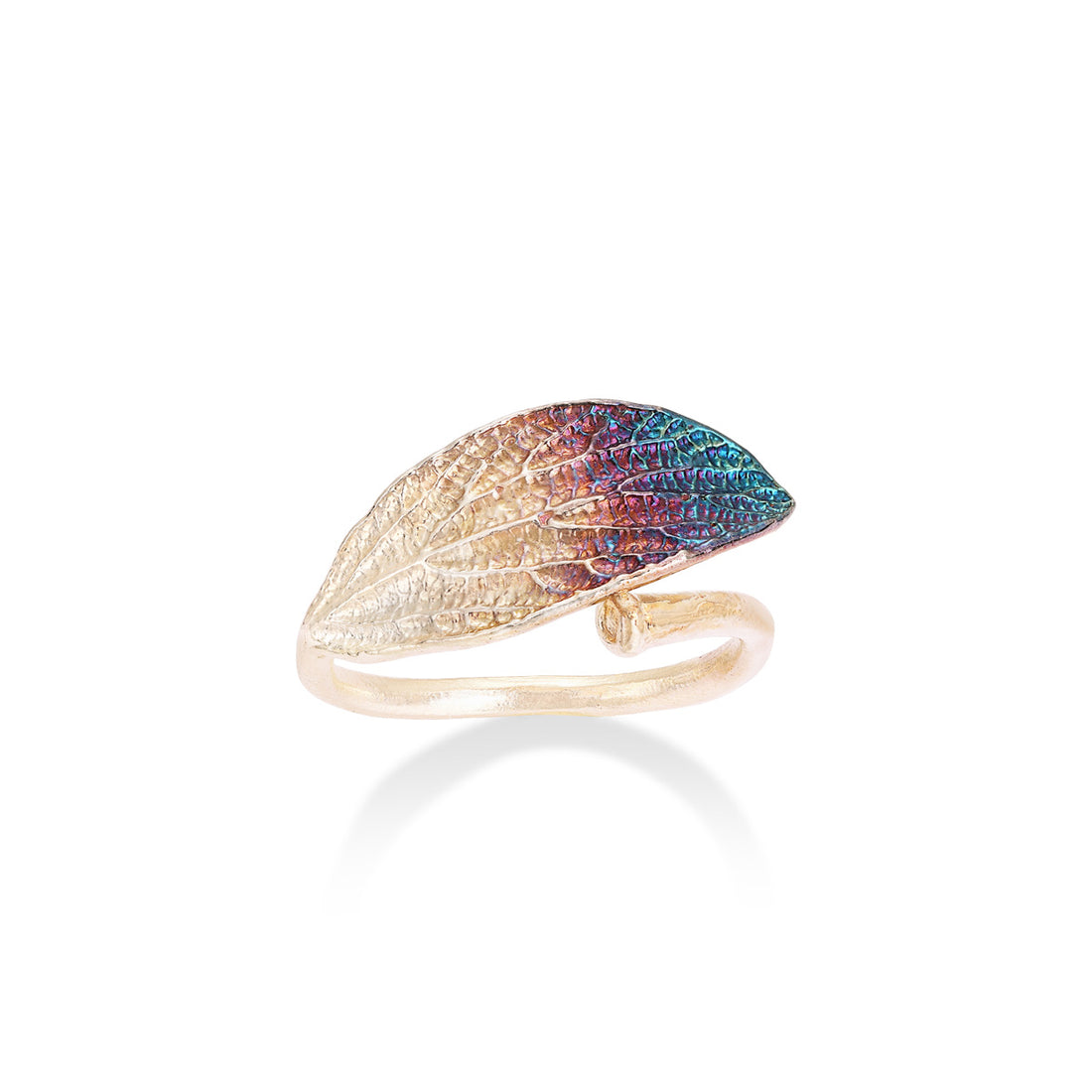 Silver Leaf Ring