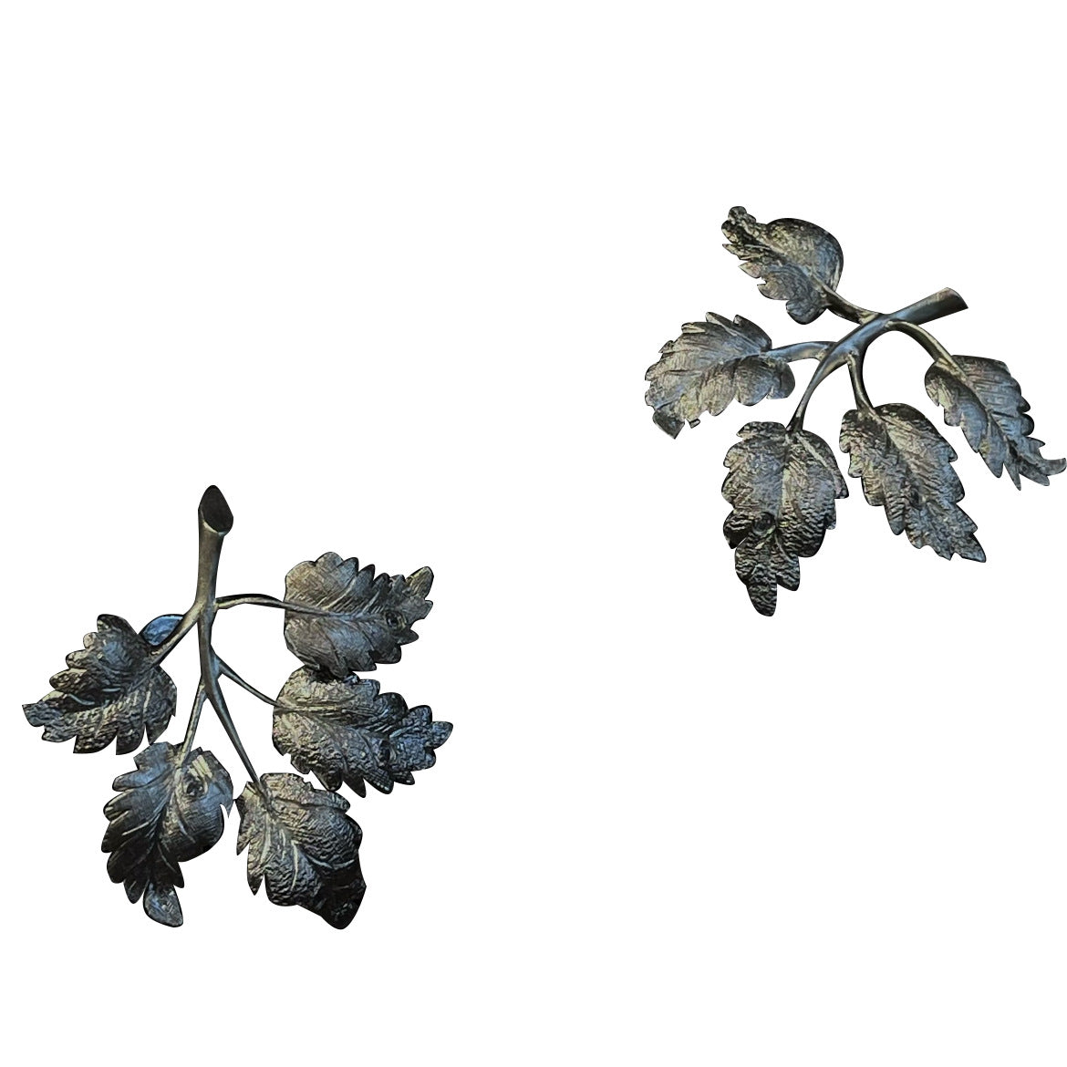 Vintage Leaves Stud Earrings 
