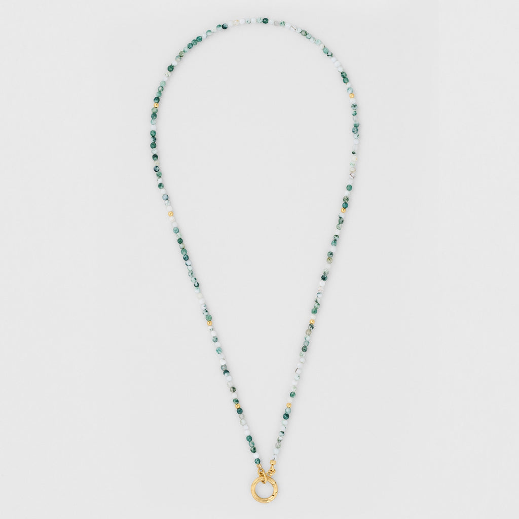 Water Grass Agate Necklace