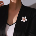 Baroque Cherry Blossom Pearl Brooch