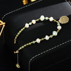 French Vintage Pearl Flower Bracelet