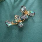 Natural Abalone Shell Floral Brooch