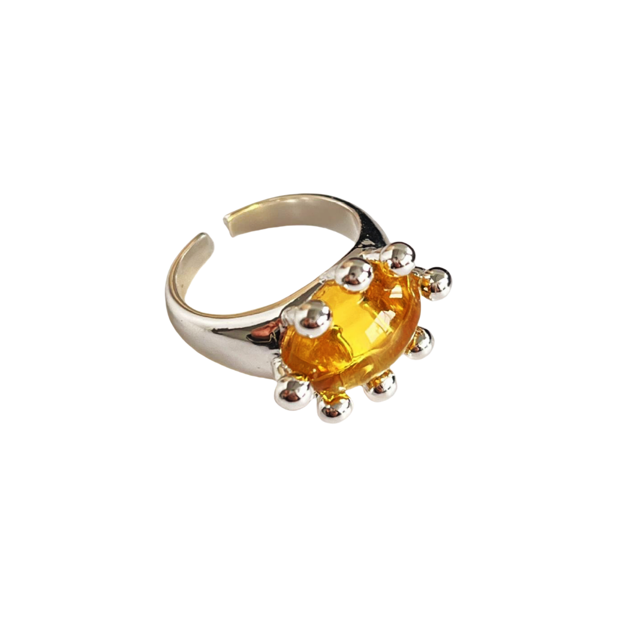 Vintage Multicolor Glass Ring