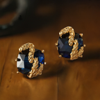 Gold-Plated Wheat Earrings
