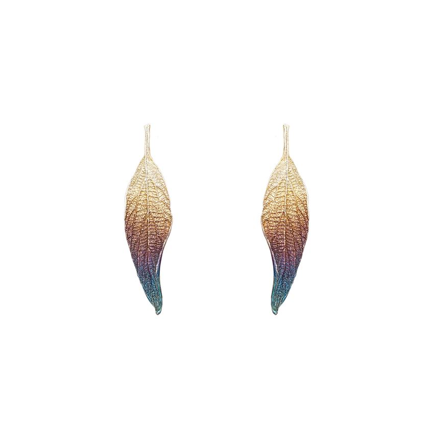 Silver Viburnum Enchantment Earrings