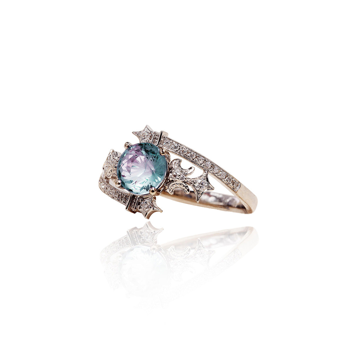 Topaz Zircon Silver Ring - BYRDSTRÖM JEWELRY